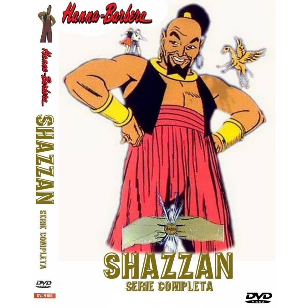 Dvd Shazzan 1967 Completo 36 Eps Dublado Hanna Barbera Shopee Brasil