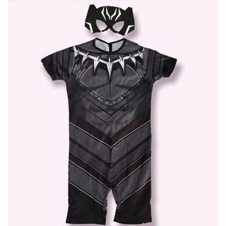 Fantasia Temática Pantera Infantil Masculina Heróis Barato Menino Promoção Máscara