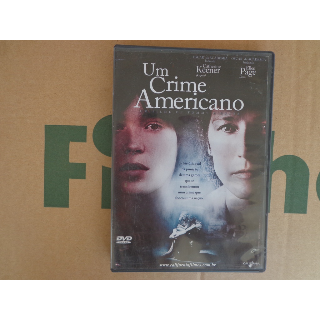 Um Crime Americano Ellen Page Dvd Original usado - drama fatos reais