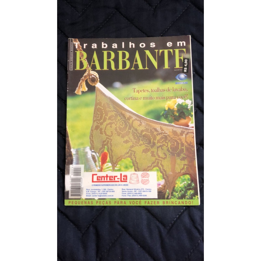 Revista Trabalhos Em Barbante 13 Decoração Toalhas 536o