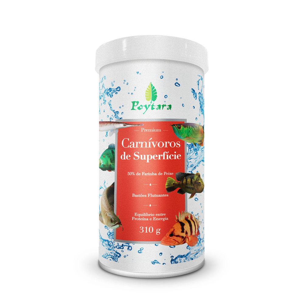 Ração Poytara Carnivoros De Superficie 310g