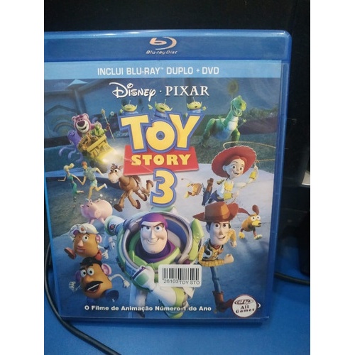 Toy Story 3 Somente O Bluray-  Usado