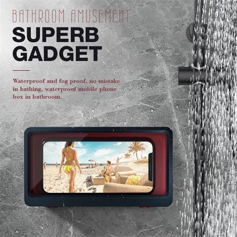 Capa de Celular Para Banho Seguro Sem Molhar A Prova D´água Suporte Banheiro Cozinha
