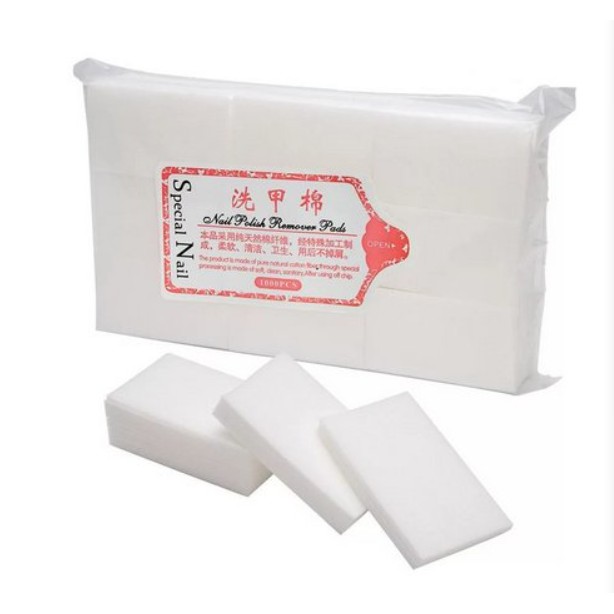 Algodão Prensado 1000 Unidades para Limpeza de Unhas e Alongamento em Gel em Oferta na Shopee