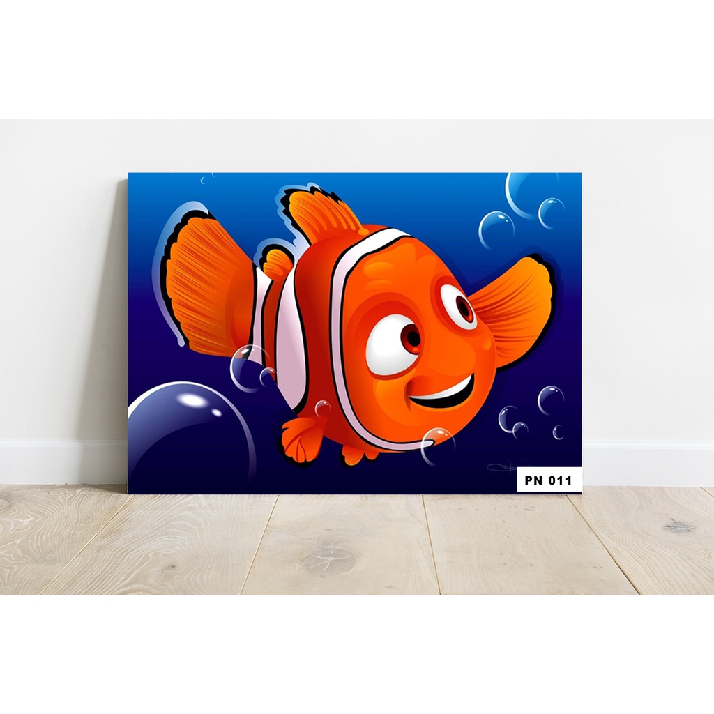Quadros Procurando Nemo Placas em MDF (vários modelos) - Nemo - Dory - Pixar - Peixe - Fundo do Mar - Desenho - Filme