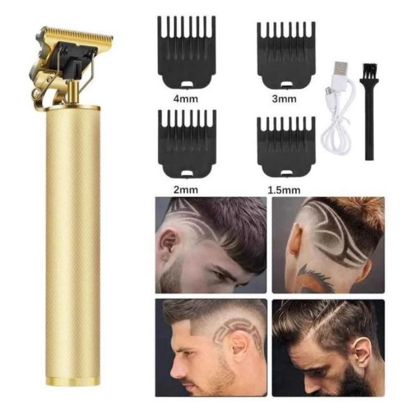 Máquina De Cortar e Aparar Cabelo Barbeador Elétrico Sem Fio Profissional