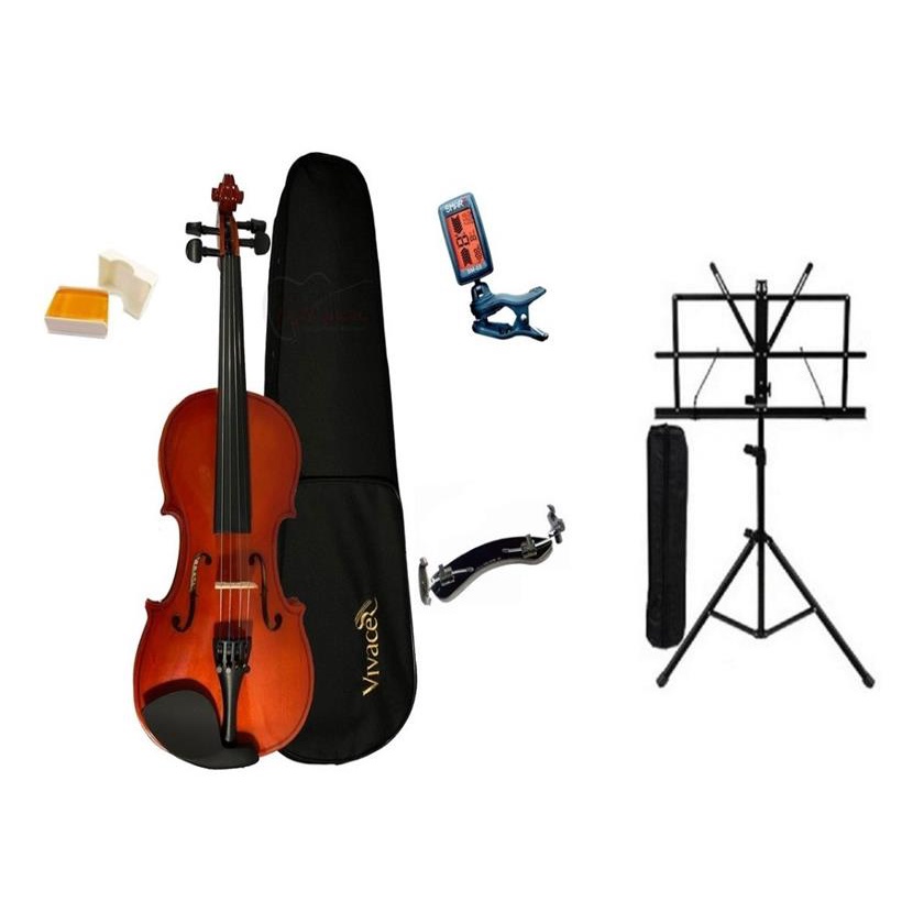 Violino 3/4 Mo34 Vivace Kit + Estante + Afinador + Espaleira