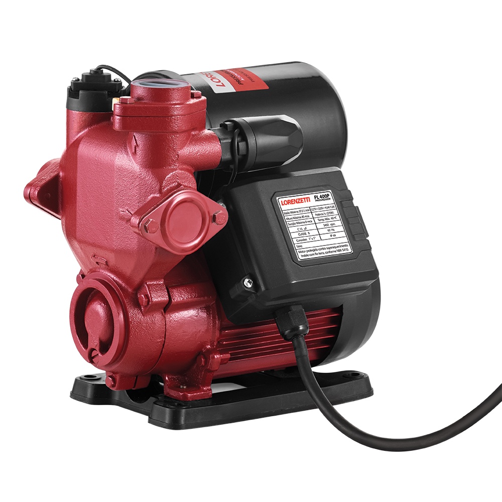 Pressurizador de Água Pl400P 40 MCA, Lorenzetti
