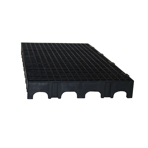 Piso Estrado Palete Deck de Plástico 25X50X5,0 Preto, Estrado para camâra fria