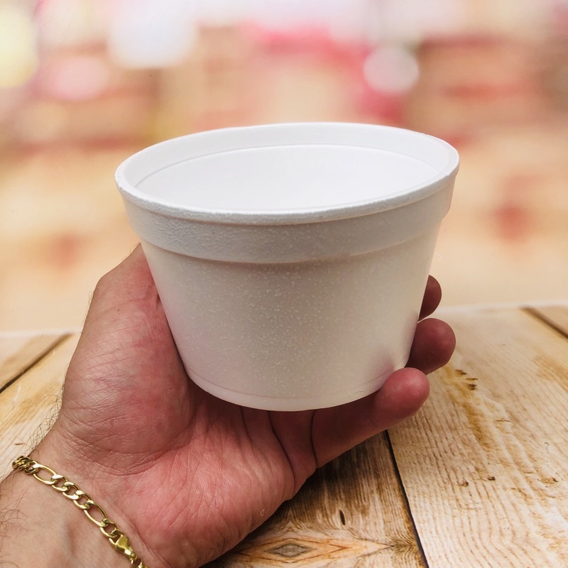 20 Pote De Isopor 473 ml término Descartável Darnel 16 Oz para açaí sorvete caldos quente ou frio em Oferta na Shopee