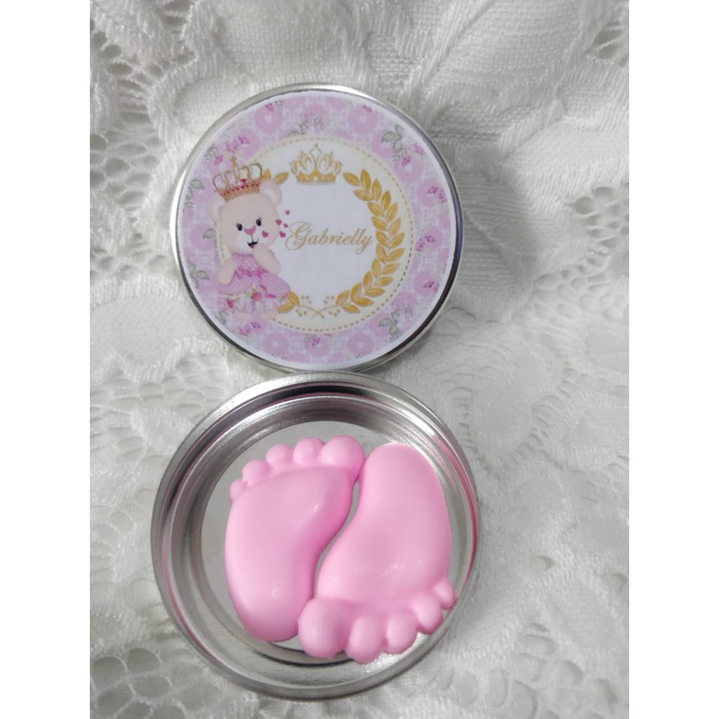 60 Mini Pezinhos 30 Latinhas Personalizadas ! Lembrancinha em Oferta na Shopee