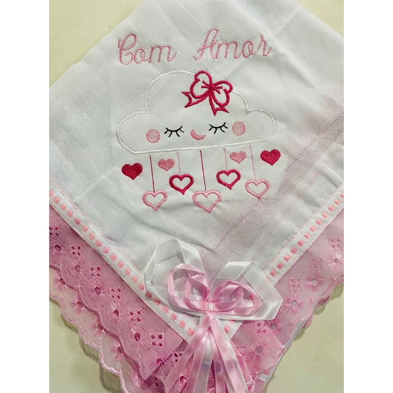 Fralda de Ombro nevem rosa em Oferta na Shopee