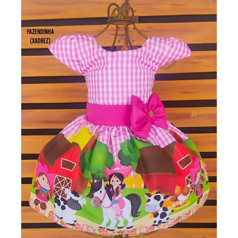 Vestido Festa Junina Infantil Luxo - Comprar com Melhor Preço em Vestidos de Casamento