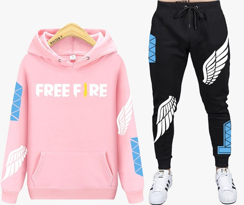 moletom free fire mercado livre