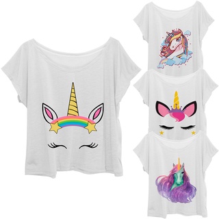 Camiseta Blusinha Blusa T-shirt Estampada Feminina Unicórnio Plus Size Mulher Até G3 (56)