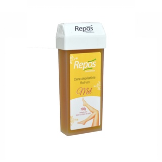 Cera Depilatoria Repos Roll-On Mel 100 GR - Cera Depilação