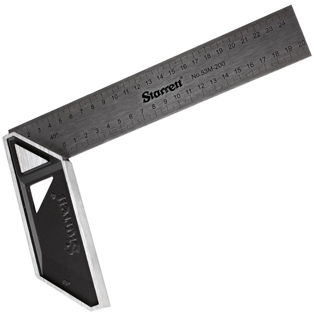 Esquadro De Carpinteiro Cabo Metálico 14' - 350mm Starrett em Oferta na Shopee