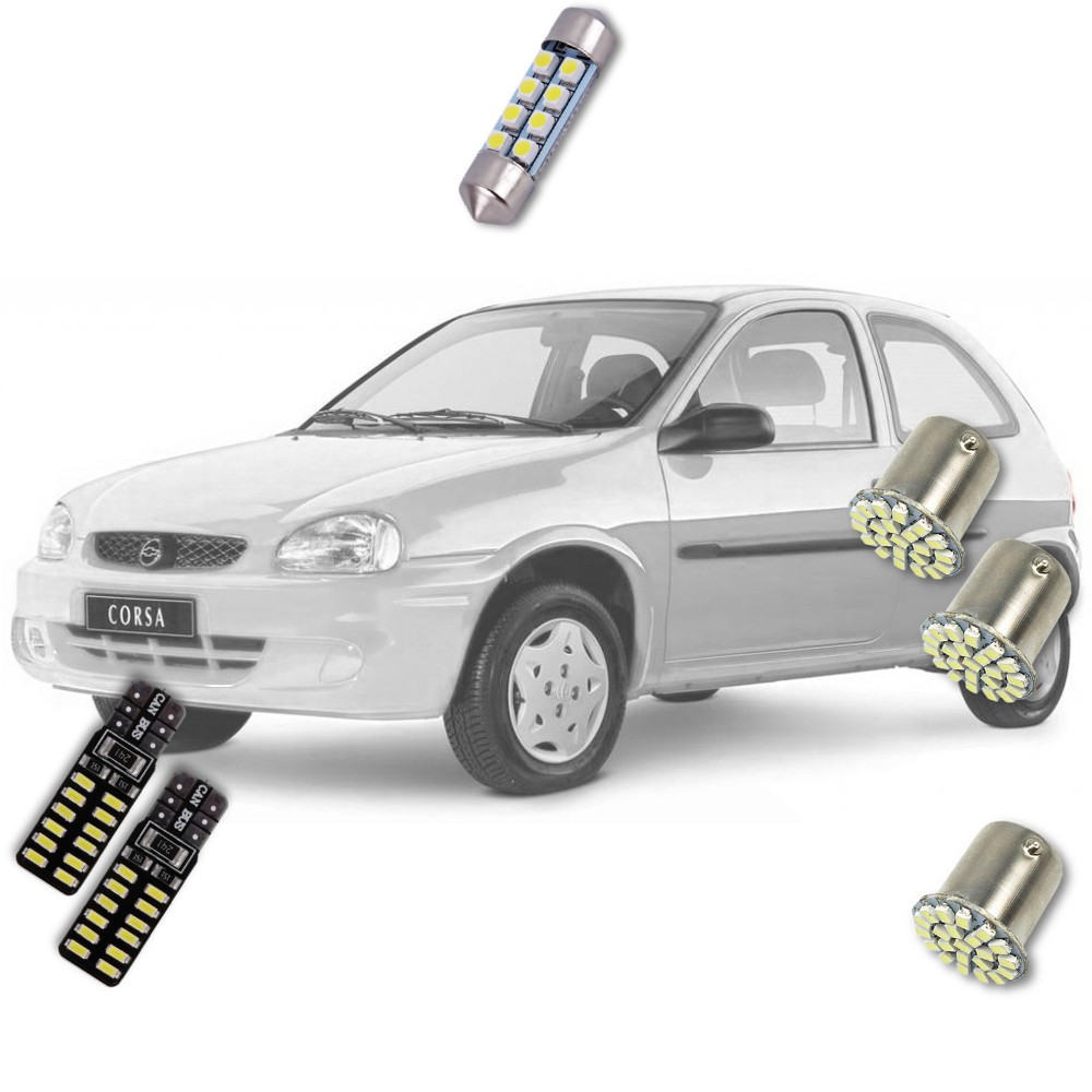 Iluminação Tuning Led Chevrolet Corsa Wind Hatch 2P 1994 a 2000