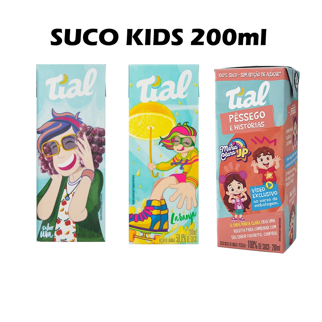 Suco Néctar Tial Kids 200ml Shopee Brasil