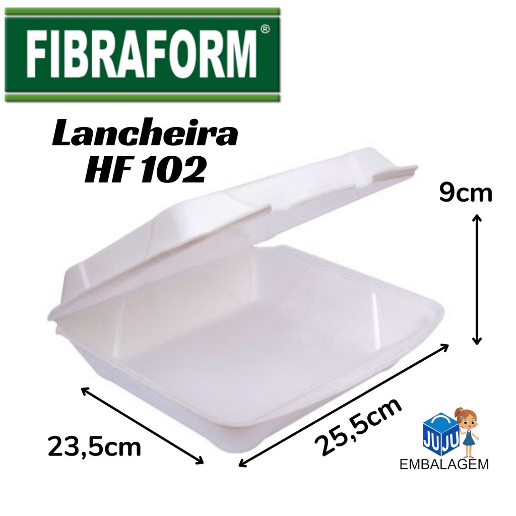10un- Lancheira De Isopor- Embalagem P/ Delivery/lanches- Hf102