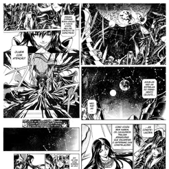 Papel de Parede Adesivo Anime Cavaleiros do Zodíaco Mangá Autocolante