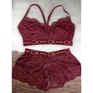 Kit 10 Conjunto Woman Calcinha Renda E Top De Microfibra Luxo