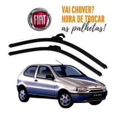 Par Palheta Limpador Parabrisa Fiat Palio 1996 a 2000
