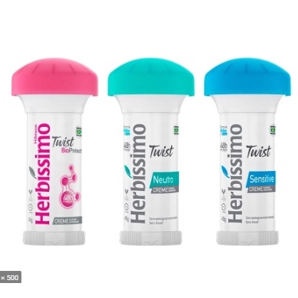 Desodorante Twist Antitranspirante Herbissimo 45g (ESCOLHA O SEU)