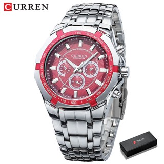 Curren Homens Relógios Top Marca De Luxo Quartzo Moda Esporte 8084 em Oferta na Shopee