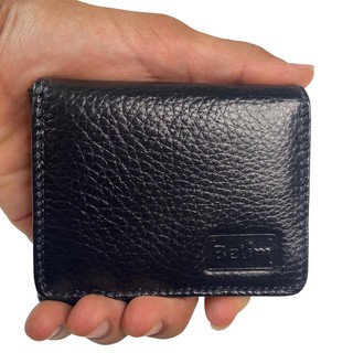 Carteira Masculina Couro Slim Pequena Executiva de Bolso