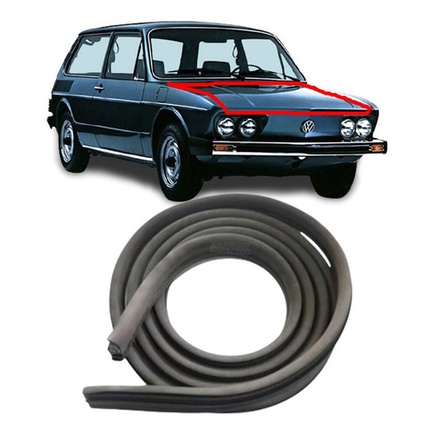 Borracha Capo Vedação Porta Malas Brasilia Variant 2 em Oferta na Shopee
