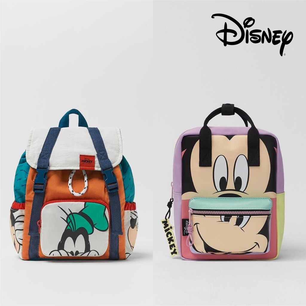 Mochila Infantil Disney Mickey Mouse Com Estampa De Pato Donald Escolar Anime Pequena Bolsa De