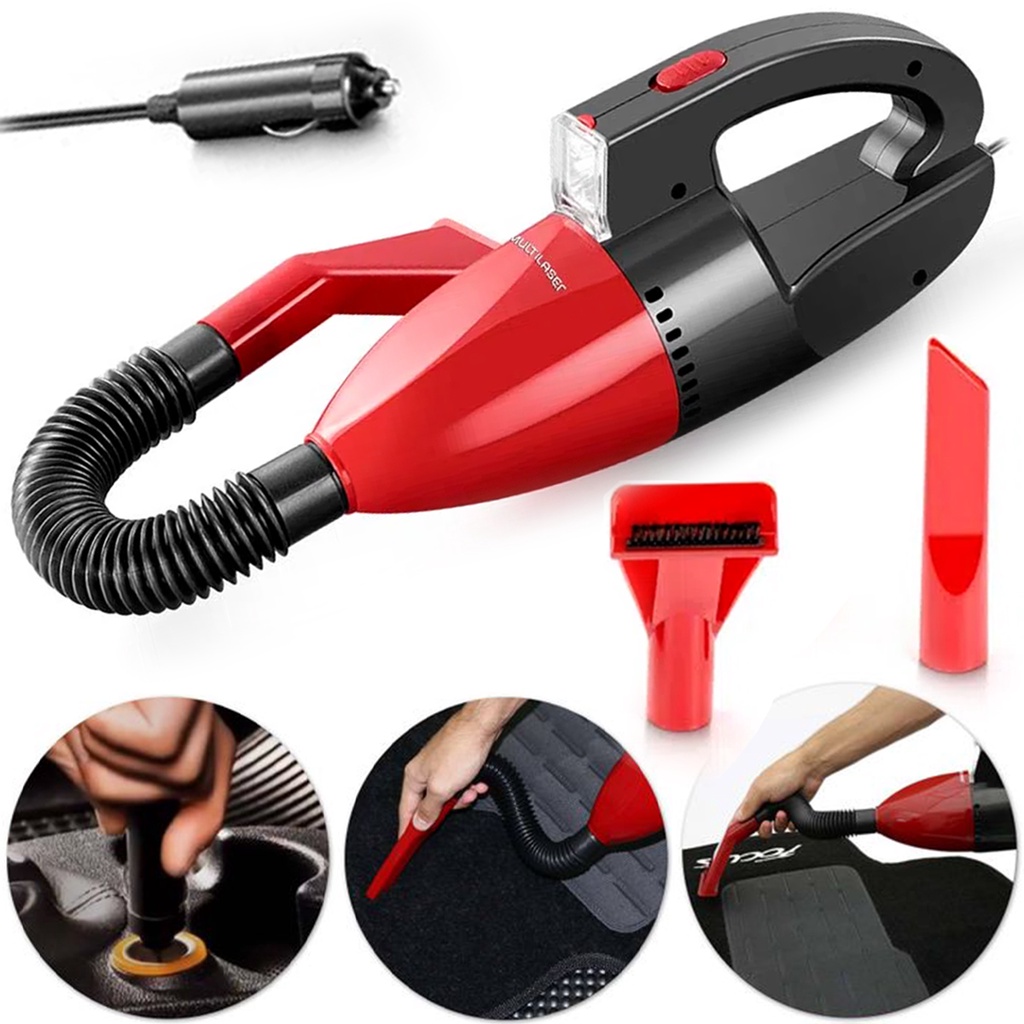 Aspirador De Po e liquido Automotivo carro 12v 60w potente Profissional ...