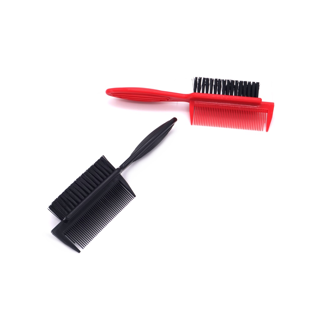 Escovinha Dupla Face Para Barba com Pente e Escova Disfarce Degrade Para Barbearia em Oferta na Shopee