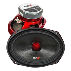 Par Alto Falante ETM 6x9 Profissional Woofer 400 Wrms Real p/ Tampão ou caixas Trio goiano