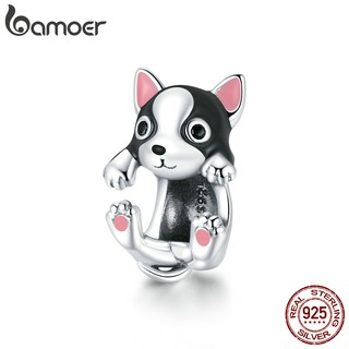Bamoer 925 Pulseira Com Pingente De Prata Esterlina Com Pingente Bsc388 Para Mulheres