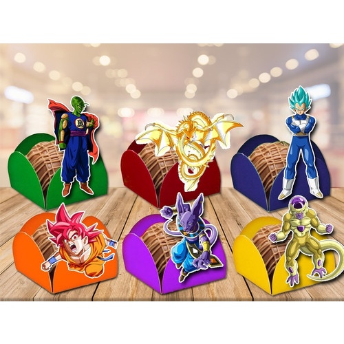 Forminhas Formas Dragon ball 50 / 100/ 200  unidades personalizadas para festa Doce brigadeiro em Oferta na Shopee