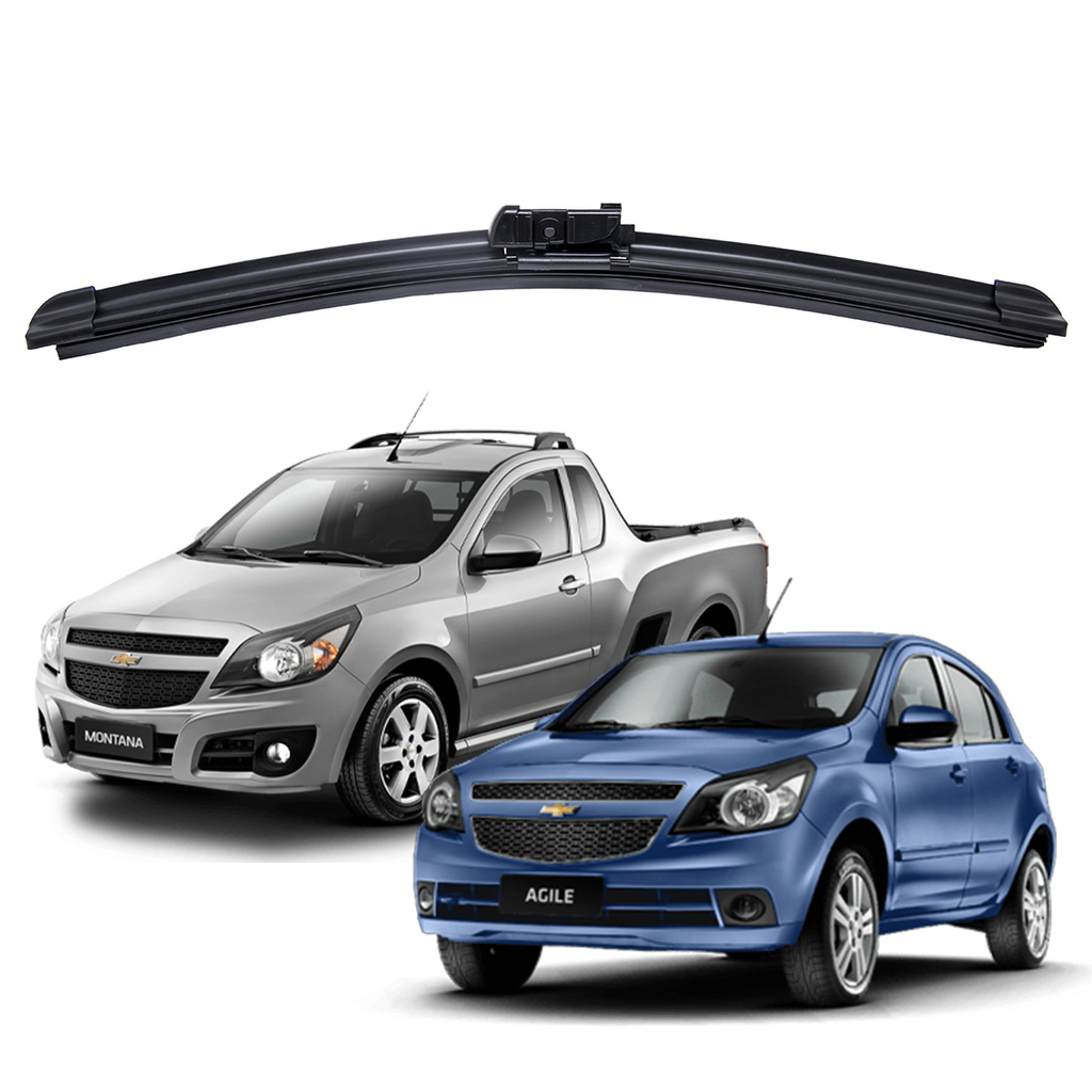 Par Palheta Limpador Parabrisa Dianteiro Chevrolet Agile Montana 2011 em Oferta na Shopee