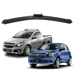 Par Palheta Limpador Parabrisa Dianteiro Chevrolet Agile Montana 2011