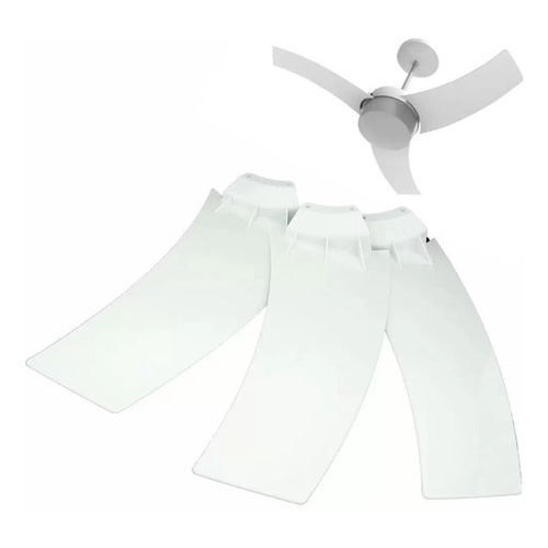 Hélice 3 Pás Para Ventilador De Teto Aliseu Wave