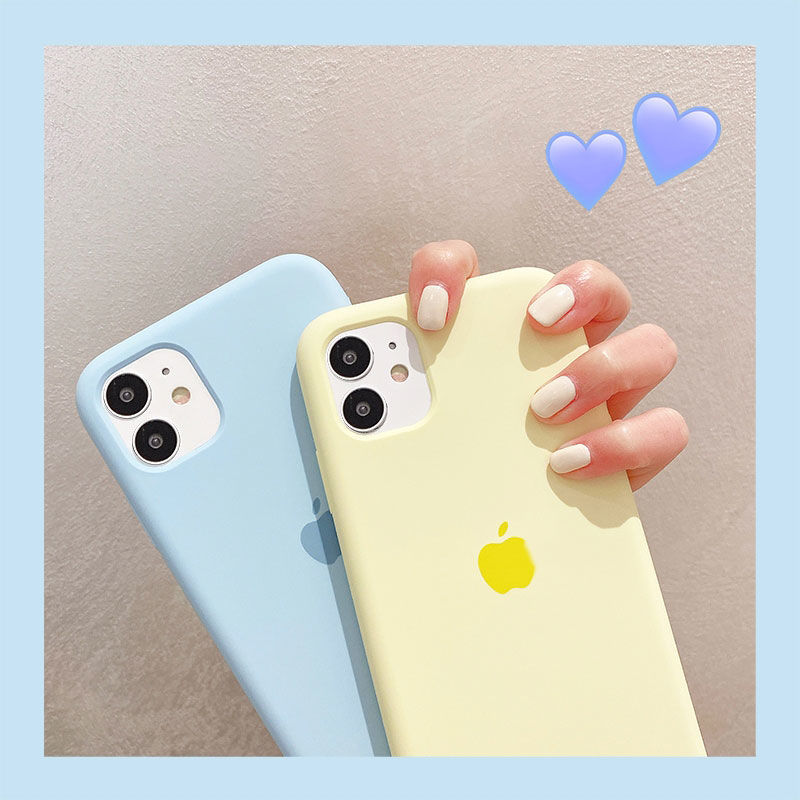 As vendas diretas da fábrica oferecem por tempo limitado Apple 12, iPhone 11 de silicone líquido de borda reta novo escudo macio anti-queda