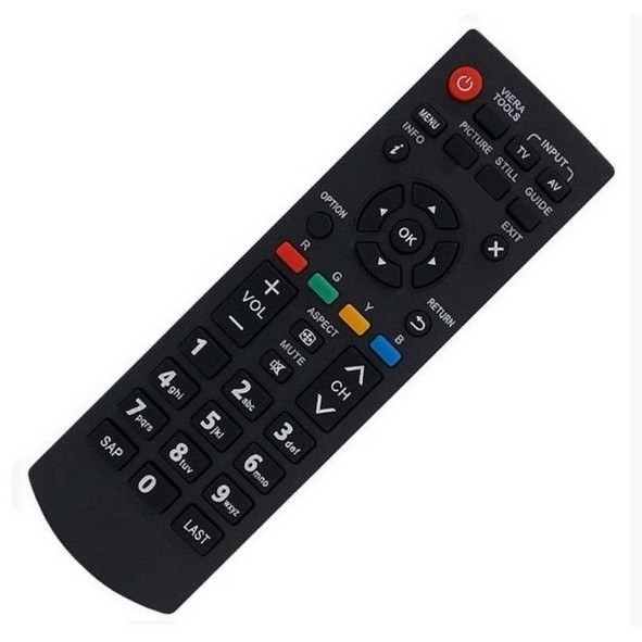 Controle Remoto TV LCD / LED Panasonic Viera TNQ2B3901 / TC-L24XM6B / TC-L32XM6B / TC-L32B6B / TC-L39B6B / TC-L39EM6B le-7024