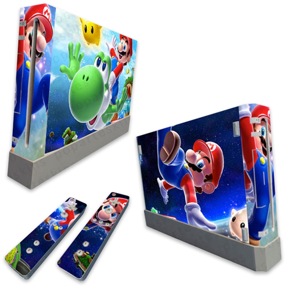 Skin Nintendo Wii Adesivo - Super Mario Galaxy