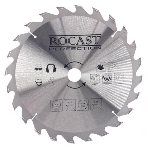 Serra Circular Pastilha Metal Duro Madeira MD 12pol x 24 dentes 35,0024 ROCAST