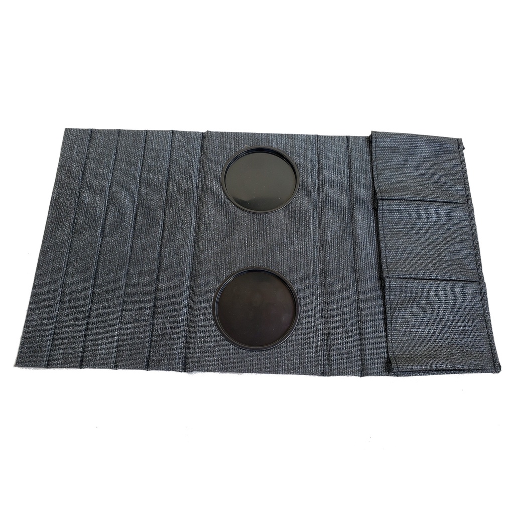 Bandeja Esteira para braco de sofa Cinza Escuro Porta Copos Porta Controles Revestida por Corino