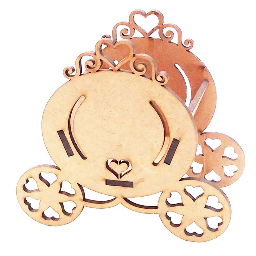 Kit 5 Mini carruagem coração mini cachepo 12 cm porta doce bala enfeite mesa lembrancinha festa aniverário
