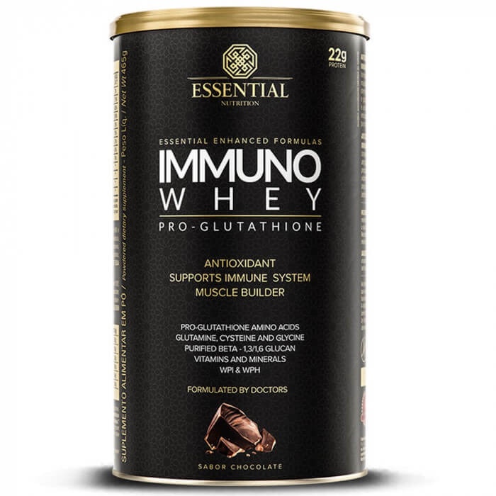 Immuno Whey Pro Glutathione Cacao (465g) - Essential Nutrition
