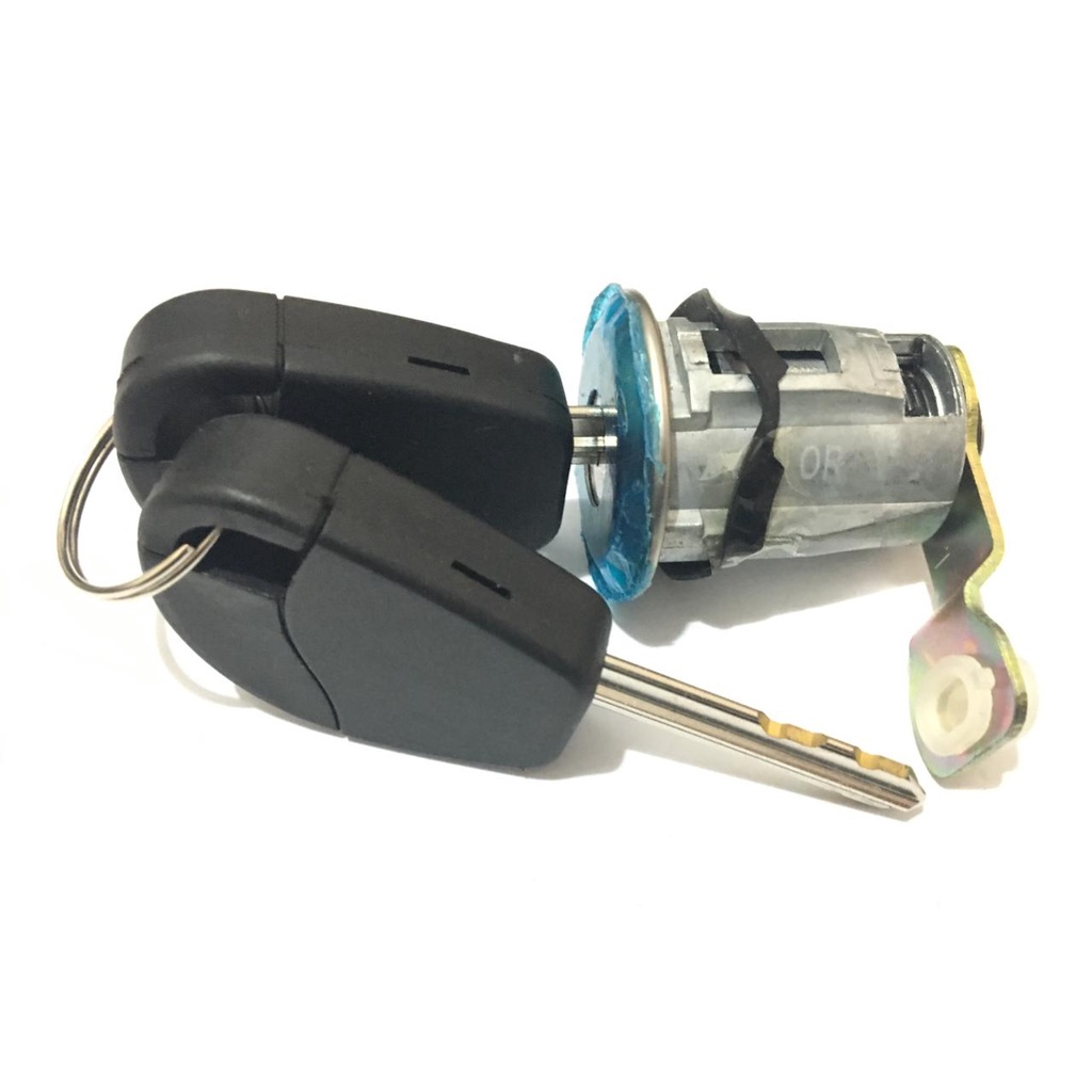 CILINDRO DA PORTA LADO DIREITO CITROEN BERLINGO / PEUGEOT PARTNER COM CHAVES PLASTICAS FRISO TIPO TETRA