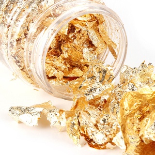 200 Ml Folha De Prata De Ouro Decorativo Molde De Resina De Enchimento Jóias Fazendo Novo