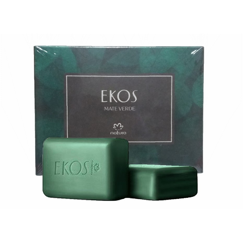 Sabonete Puro Vegetal Natura Ekos Mate Verde - 2 x 100g | Shopee Brasil